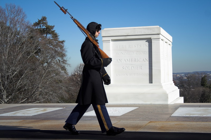 Washington-DC-0286 - The Tomb of the Unknown Soldier, guarded 24x7